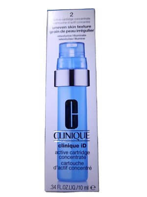 Clinique ID Active Cartridge Concentrate #2 Uneven Skin Texture, Blue .34 OZ 