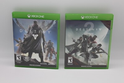 Lot Bundle Set of Games for XBOX One Destiny I II tested used in good working co