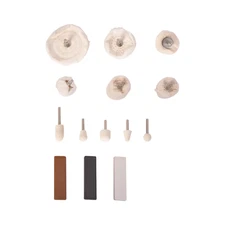 14Pcs Aluminum Buffing Polishing Kit Billet Buffer Polisher Motorcycle Auto Det