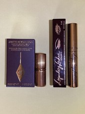 Charlotte Tilbury Matte Long-Lasting Lipstick Pillow Talk2  Mascara Black Vinyl