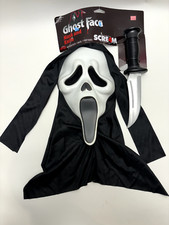 Rare 2010 Funworld SCREAM 4 SCRE4M Ghost Face Mask AND Knife Costume NOS