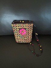 Colorful Beaded Bag Purse Boho