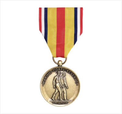 GENUINE U.S. FULL SIZE MEDAL: SELECTIVE MARINE CORPS RESERVE