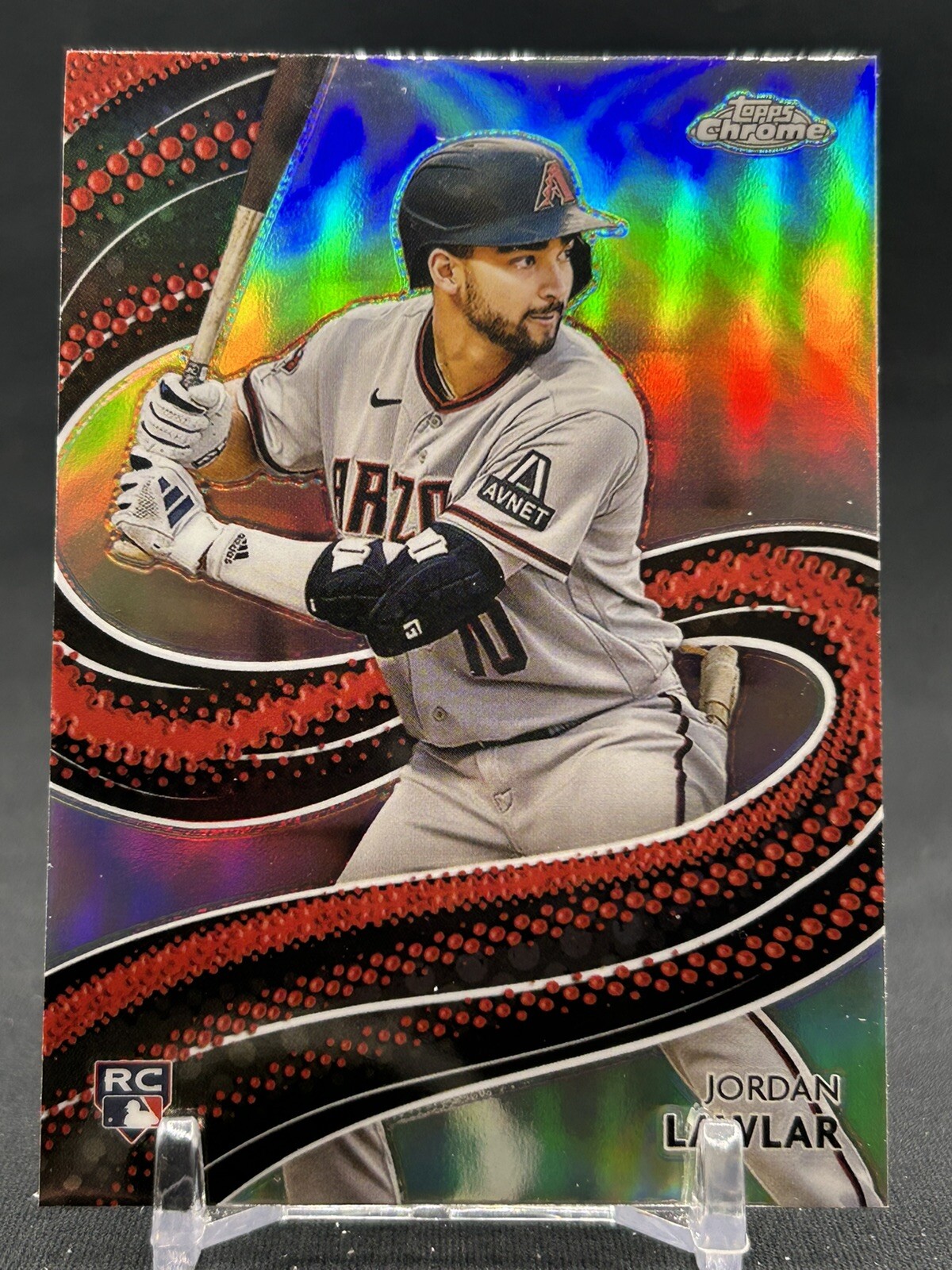 2024 Topps Chrome - Strokes #S-25 Jordan Lawlar Rookie Card RC Diamondbacks 🚨