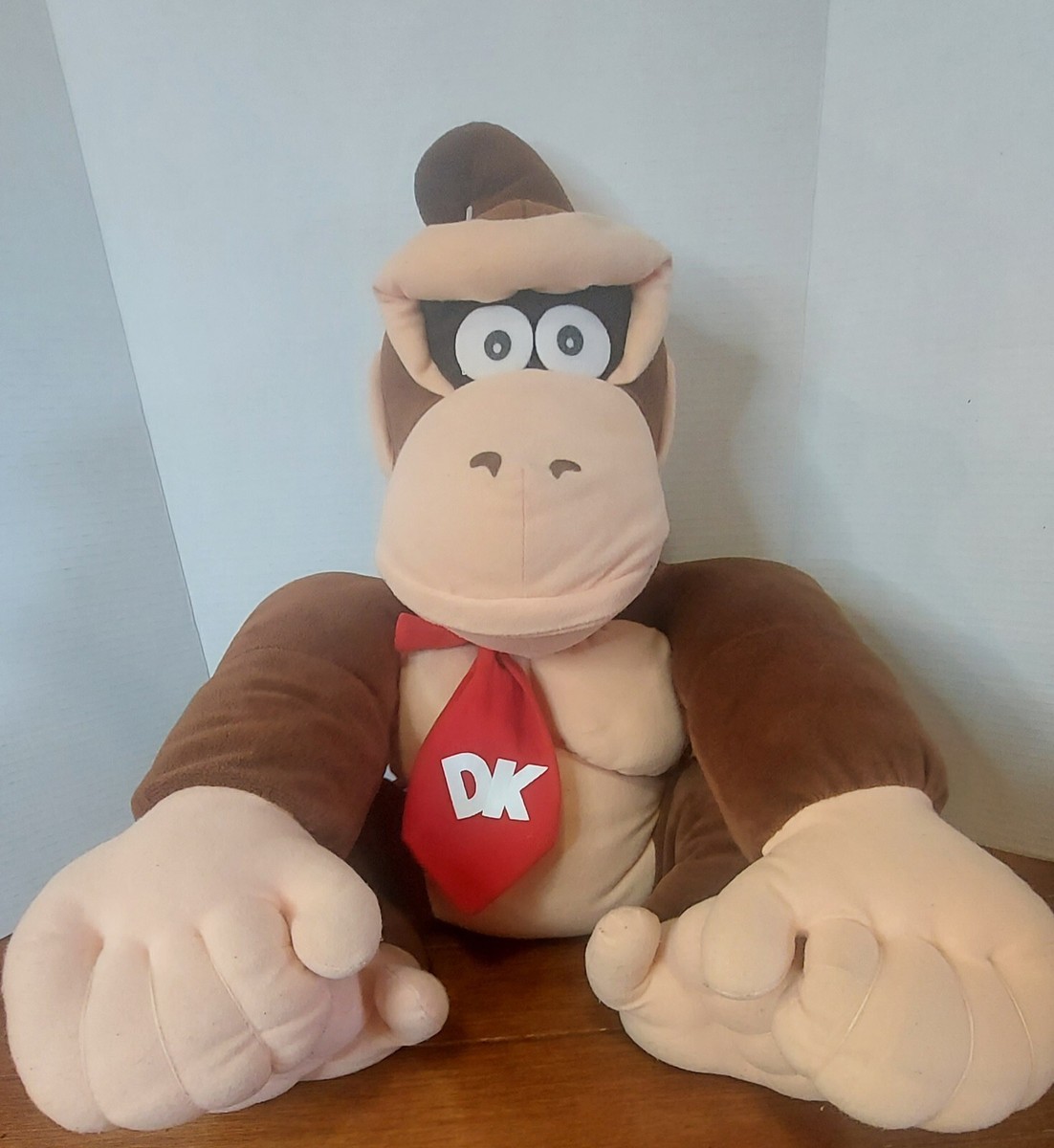 Extremely RARE 18 inch BD&A Donkey Kong Plush N64 Nintendo 1997!