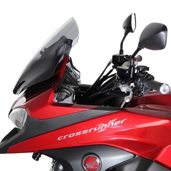 Puig Tourenscheibe Für Honda Crossrunner 2011-2014 – 480x470 Mm, Schwarz, 4 Mm Acryl
