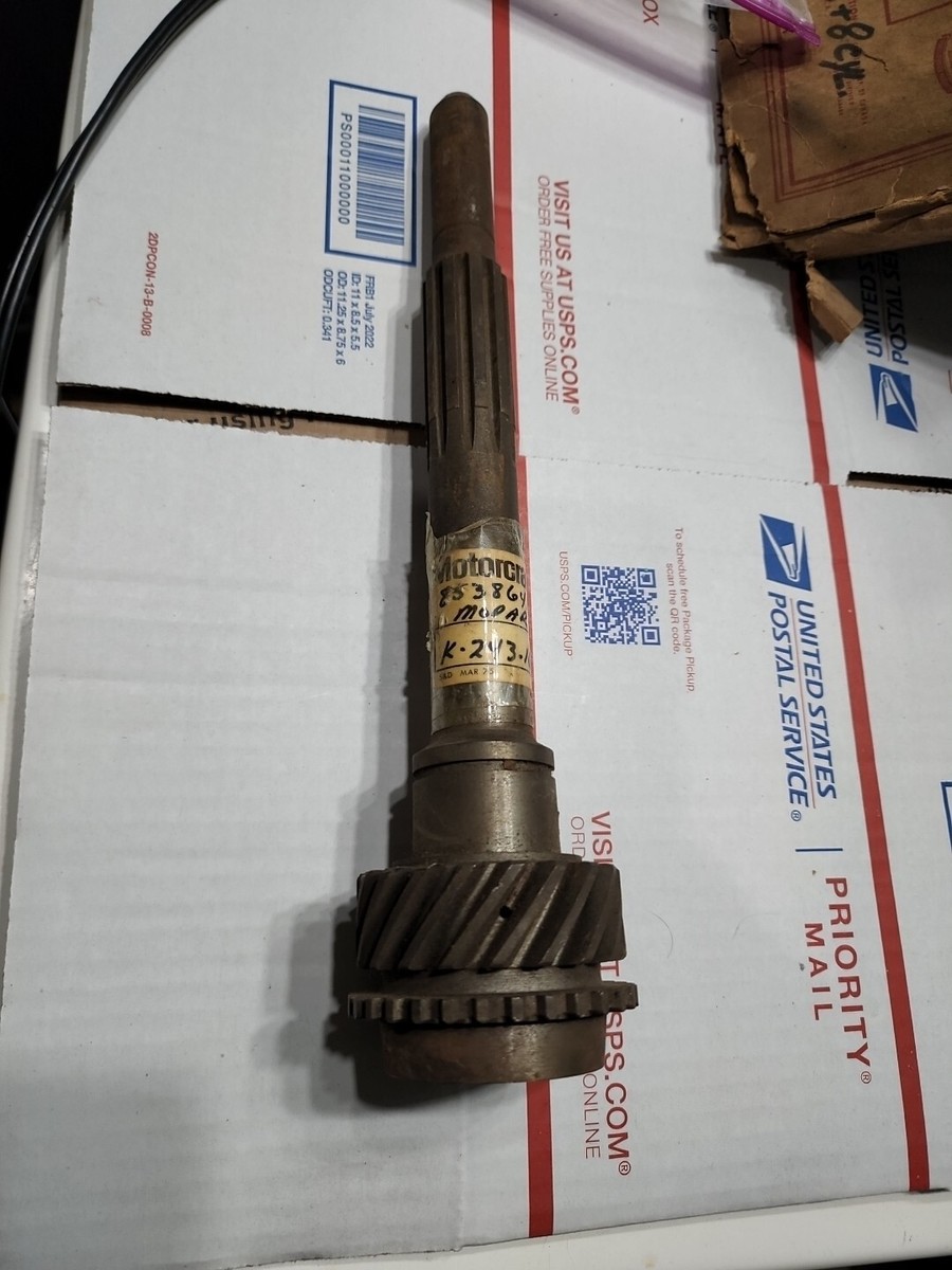 NOS Chrysler DeSoto Dodge 1940-1954 Input Shaft 853864 K-243-16 | eBay