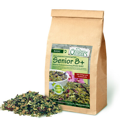 *500g* Senior-Kräuter BASIC geschn., Kräuter für Hunde, BARF Minerallien Vitamin
