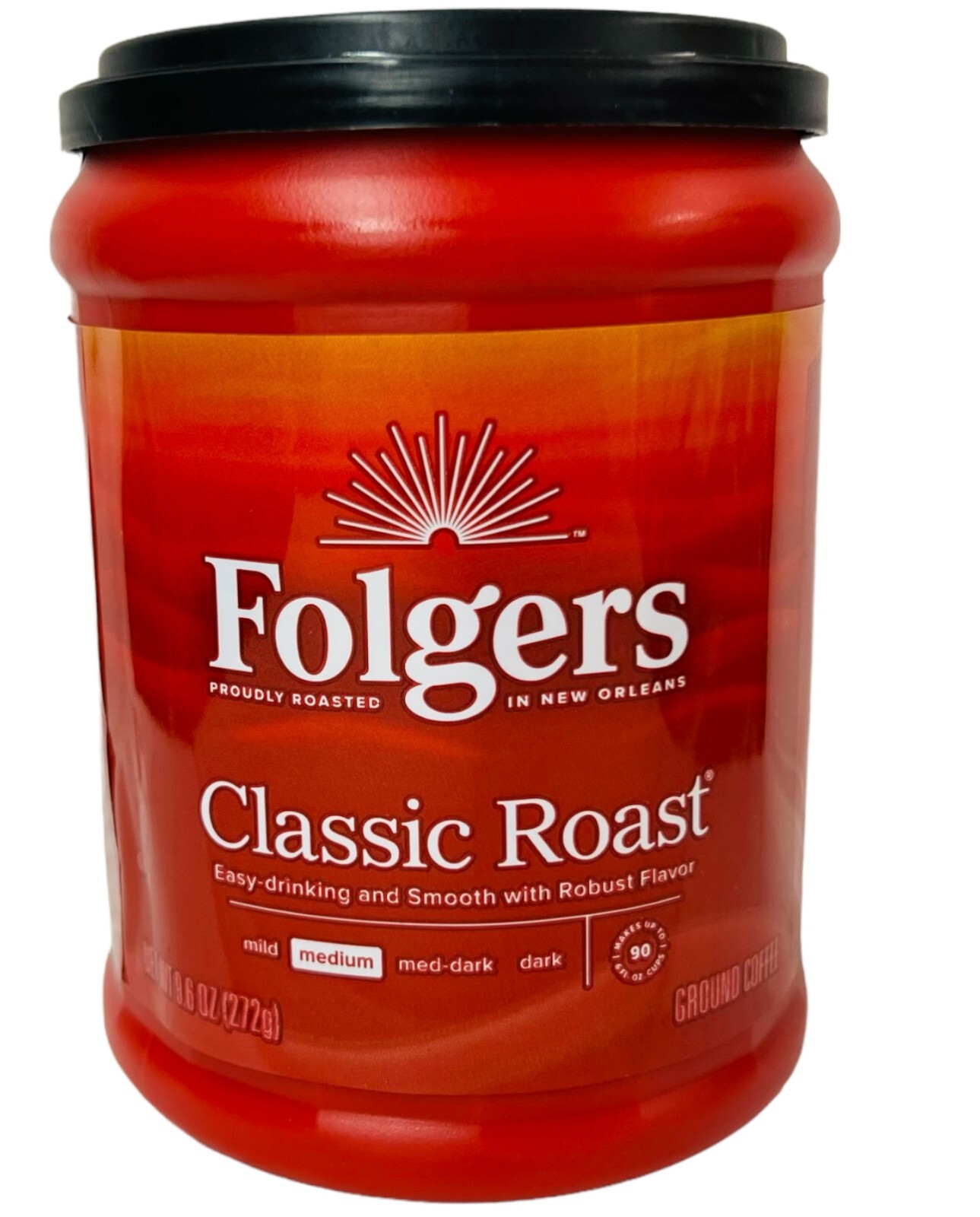 Folgers Classic Roast Medium Ground Coffee 9.6 oz eBay