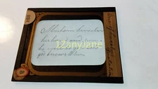 HBB Glass Magic Lantern Slide Photo ONE OF LINCOLN'S QUOTES