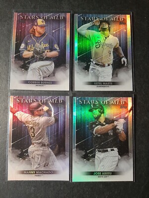 2022 Topps Series Two Stars Of MLB Machado/Abreu/Marte/Burnes #SMLB-34,39,52,59