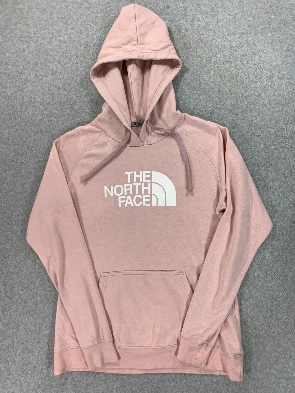 North Face Womens Medium Pink Half Dome Cotton Blend Hoodie Sweatshirt