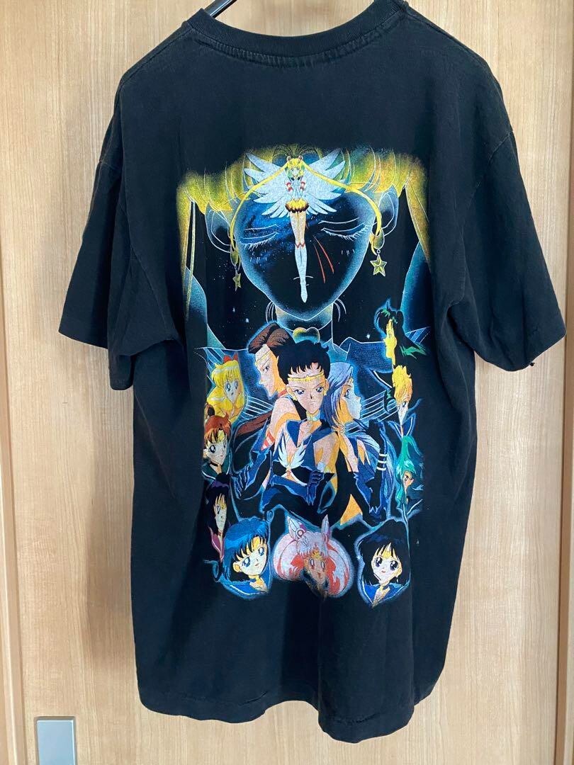Sailor Moon Black Xl Anime T-Shirt Vintage No.mv915 SCREEN STARS