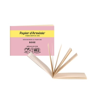 Armenisches Papier d Arménie LA ROSE d armenie Rosenduft Räucherpapier 2009