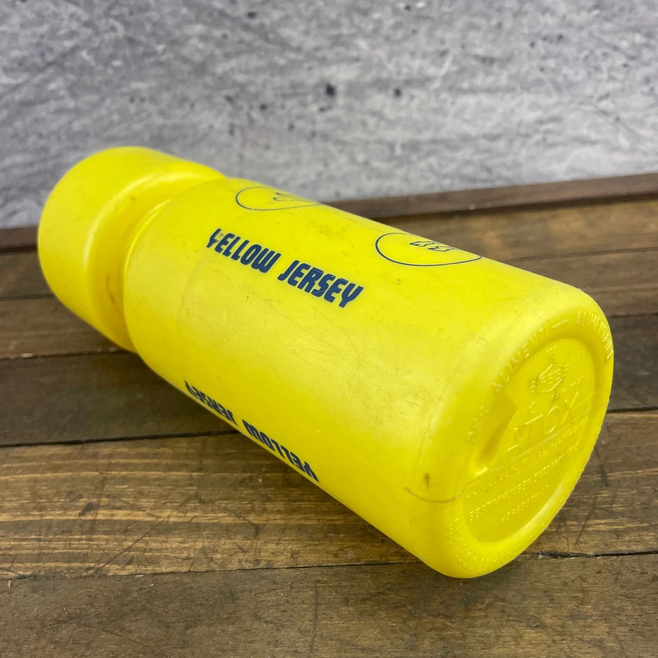 Vintage Yellow Jersey Water Bottle Holstein Cow Reg ATOX  Racing Madison WI MOO - Image 3 of 4