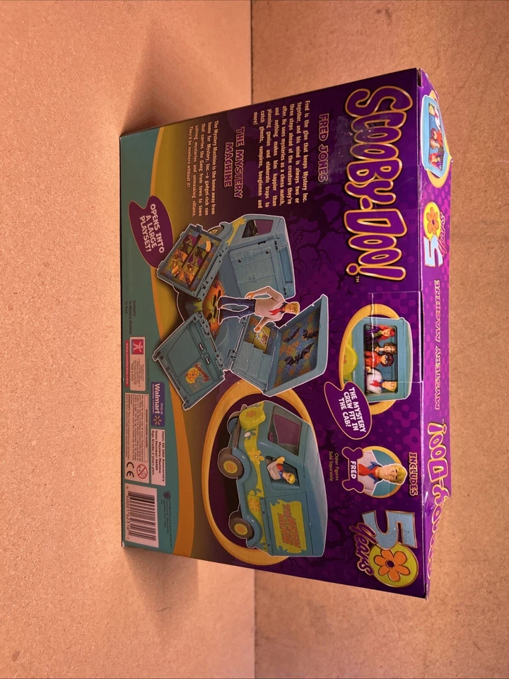 Scooby-Doo Mystery Machine 50 Aniversario Juego Set con Figura de Acción Fred Nuevo Foto 2 de 4