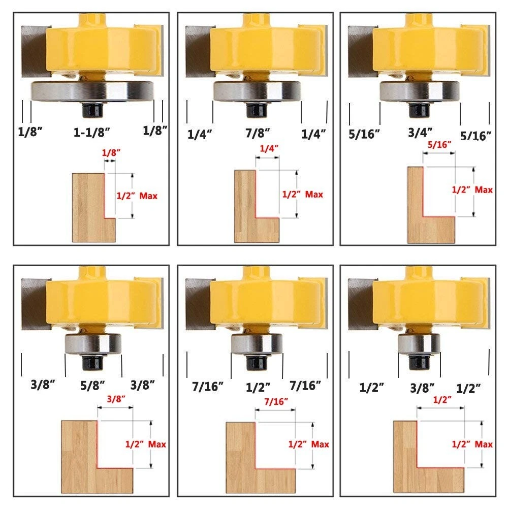 Cutting a rabbet sale with a router