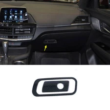 For Cadillac CT4 2020-2025 Carbon Fiber Co-Pilot Storage Box Handle Cover Trims