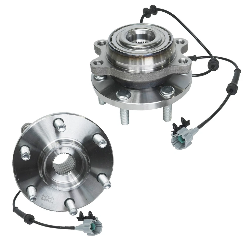 Conjunto de módulo de buje de cojinete de rueda delantera y trasera 4x4 para Frontier Xterra Equator Foto 4 de 4