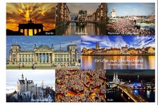 50 Postkarten Hochglanz Grüße aus Deutschla...
