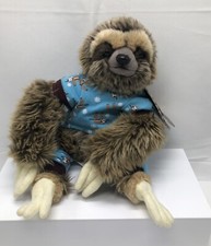 FAO SCHWARZ Sloth Plush Stuffed Animal With Tag 
