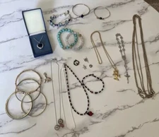 Estate Junk Drawer Lot Grandma's Jewelry