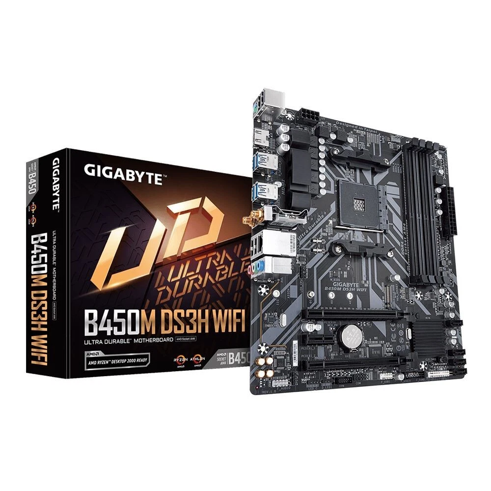 GIGABYTE B450M Micro ATX AMD Motherboard 