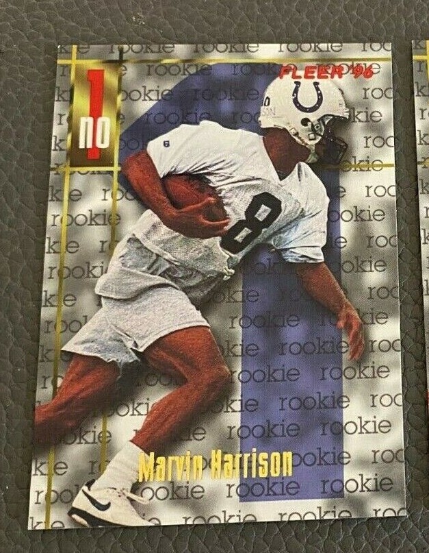 Marvin Harrison 1996 Fleer #159 ROOKIE card - Colts