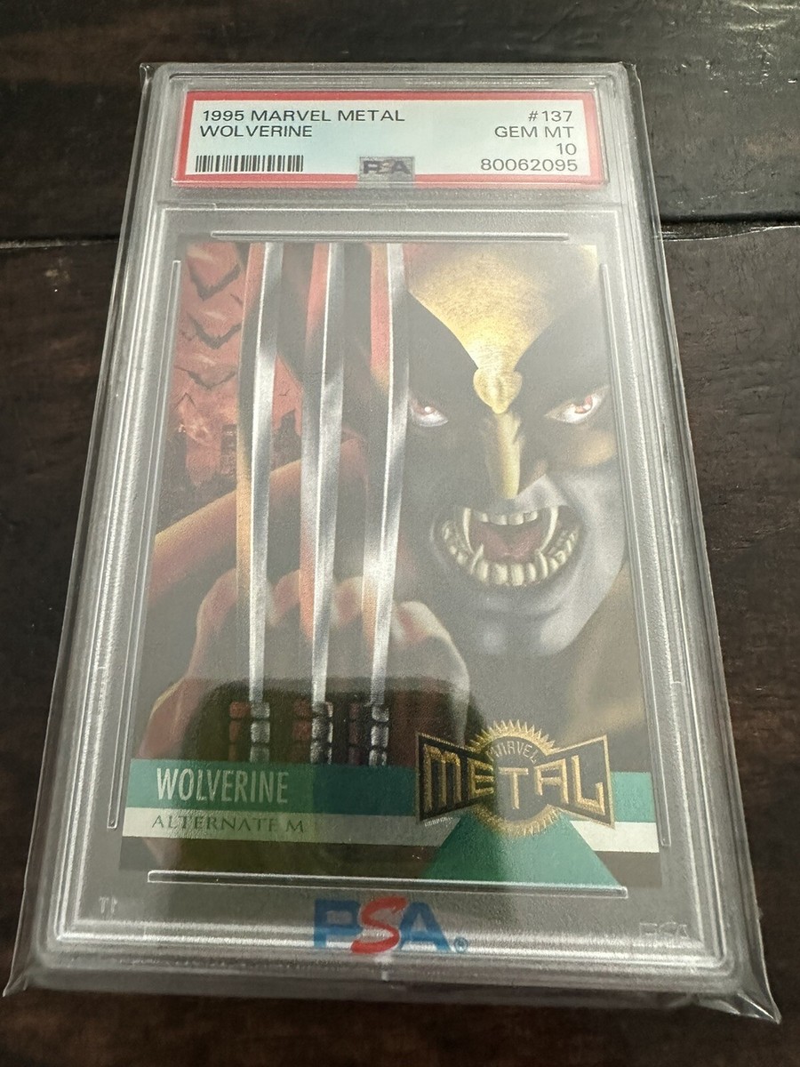 1995 Fleer Marvel Metal #137 Wolverine Alternate M PSA 10 | eBay