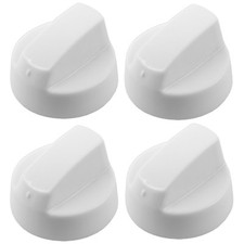 4 x ARISTON Oven Cooker Hob Flame Burner Hotplate Control Switch Knobs White
