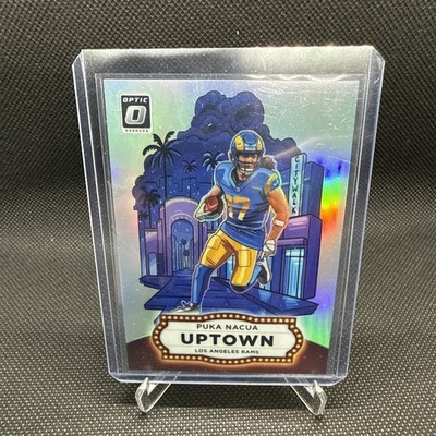 2025 Donruss Optic Puka Nacua Uptown #8 CASE HIT SSP Rams Ultra Rare