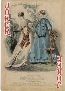 RARE MODERN "2 x Victorian Ladies" JOKER Play Card #62