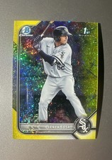 2022 Bowman - Chrome Prospects Lenyn Sosa #BCP-76 Yellow Mini-Diamond Refractor