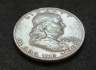 1958‑D Franklin Half Dollar • 90% Silver • Circulated Example • X168