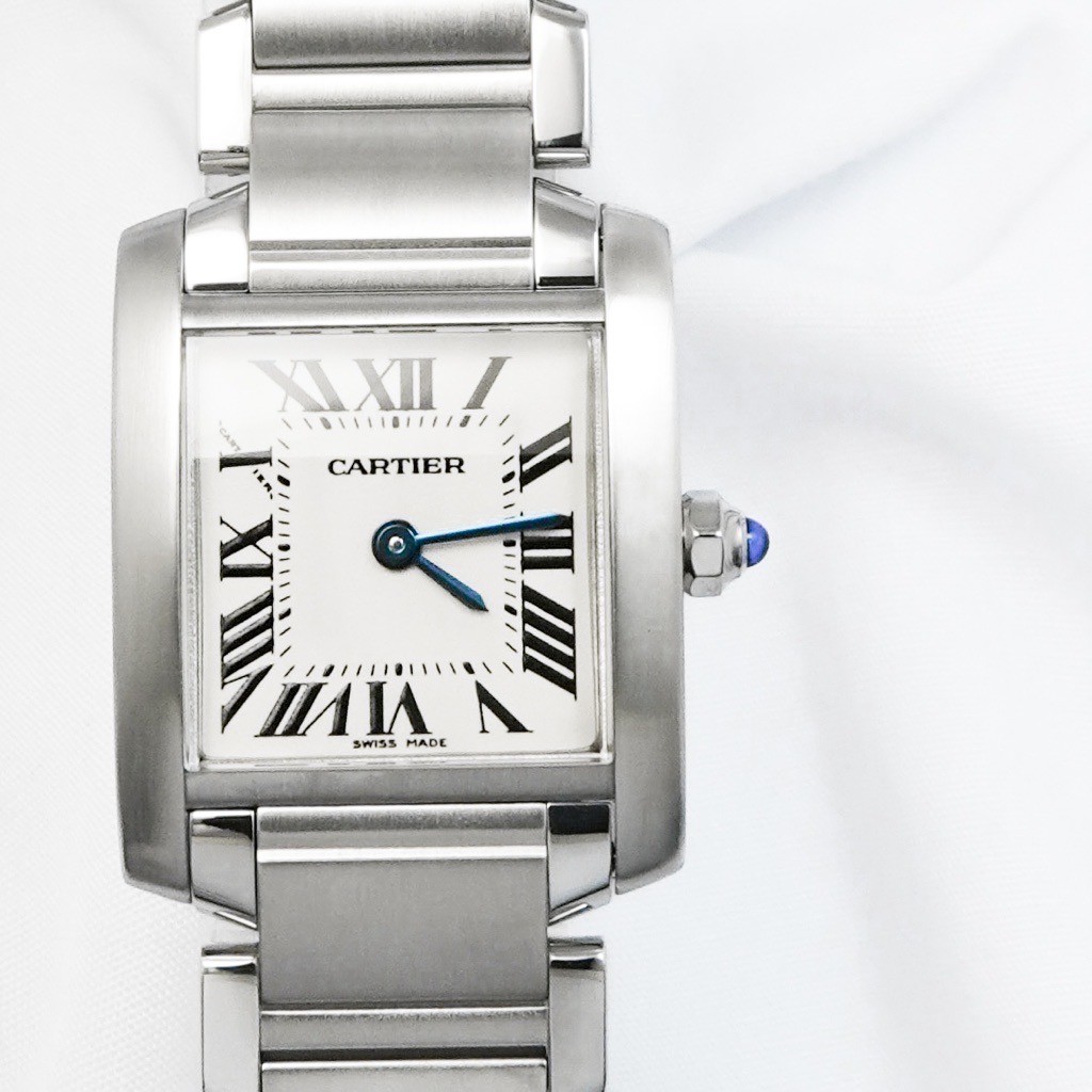 CARTIER Tank Française SM SS SS Women Watches Watch