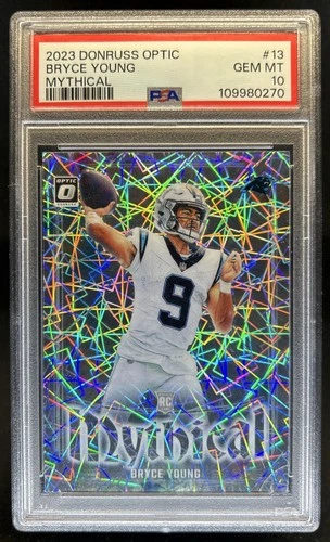 2023 Panini Donruss Optic Bryce Young Mythical RC Rookie #13 Panthers PSA 10