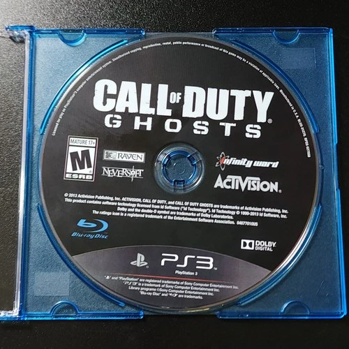 Call Of Duty Ghosts PS3 Sony PlayStation 3 - Disc Only