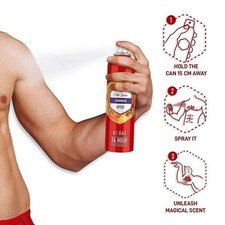 Old Spice Amber Deodorant Body Spray Royal (140 ml) Free and Fast Shipping