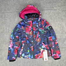 Obermeyer Rylee Print Jacket Bloominescence Multicolor Teen Girls Size Small NEW
