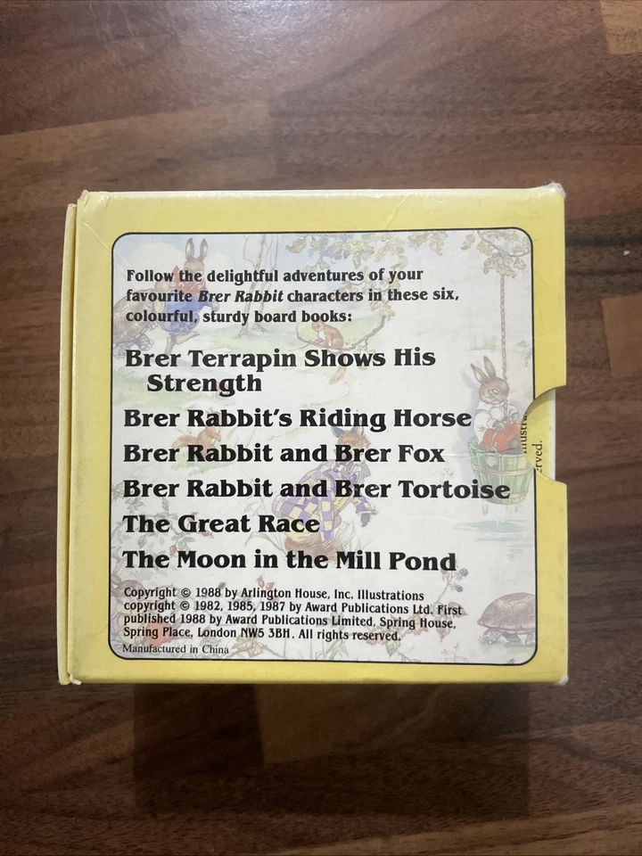 Little Treasury of Brer Rabbit by Joel Chandler Harris (Board Book, 1988) - Image 2 of 4