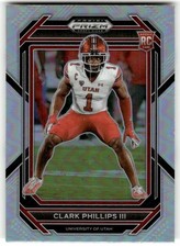 2023 Panini Prizm Draft Picks - Clark Phillips III #169 Silver Prizm (RC)