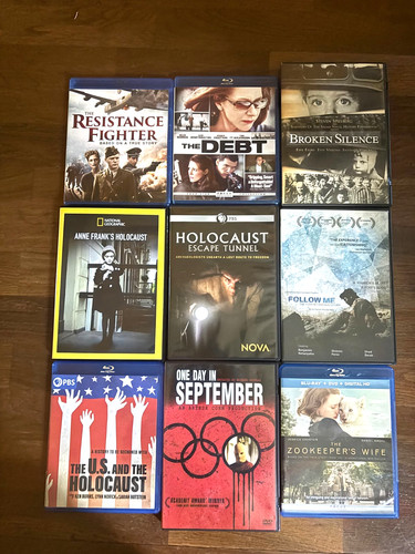 Holocaust / Resistance / Spy/War/Israel & USA - DVD's and Blu Ray's - $7.00