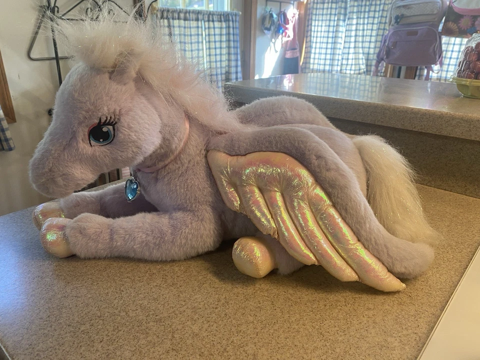 Barbie vintage Mattel 21” relleno Pegaso Brietta Fairytopia lavanda USADA Foto 2 de 4