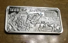 1oz Vintage 1975 Silver Bar .999 American Greatest Events BATTLE OF LEXINGTON