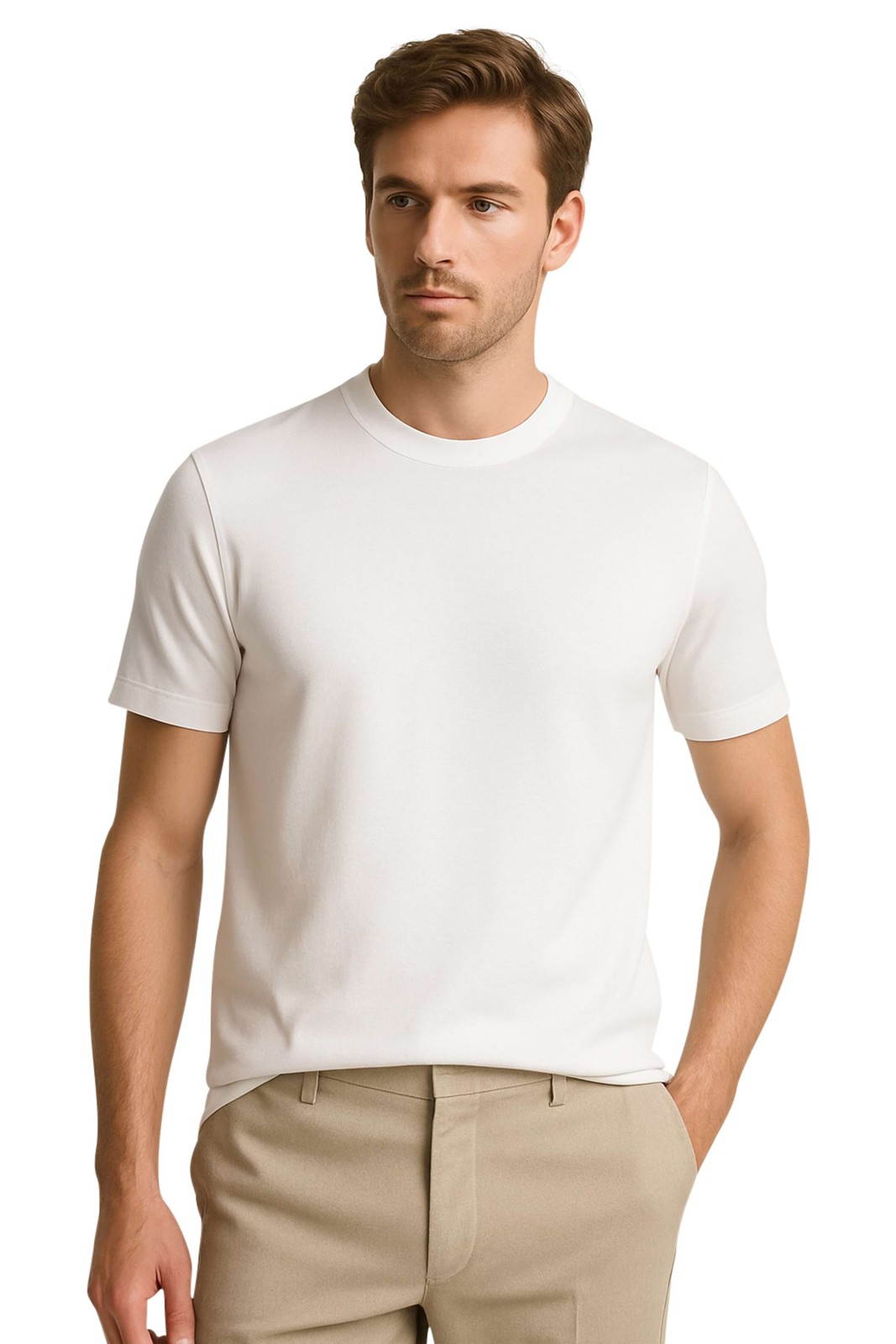 Маленькая манишка украшенная цветами Бьянко 25690₽