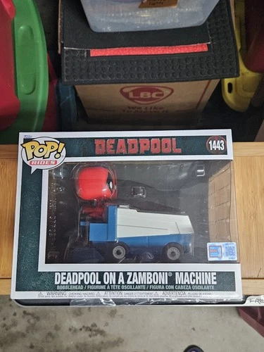 Funko Marvel Pop! Rides Deadpool On a Zamboni Machine #1443