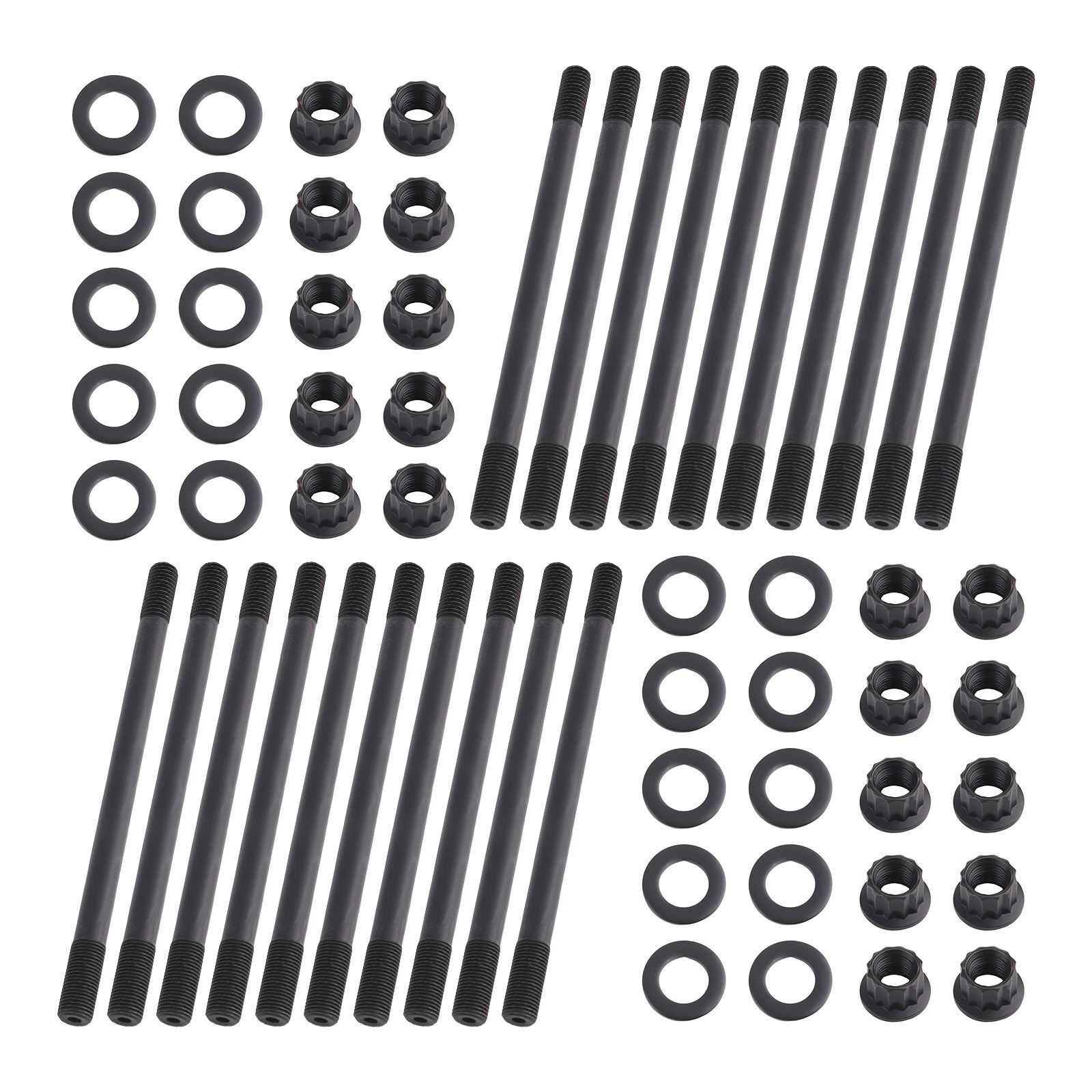 Diesel Engine Head Studs w/ nuts washers for Ford F650 F750 6.0L 03-07 250-4202