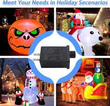 Replacement 12V 1A Adapter for Christmas Inflatables Waterproof Low Voltage