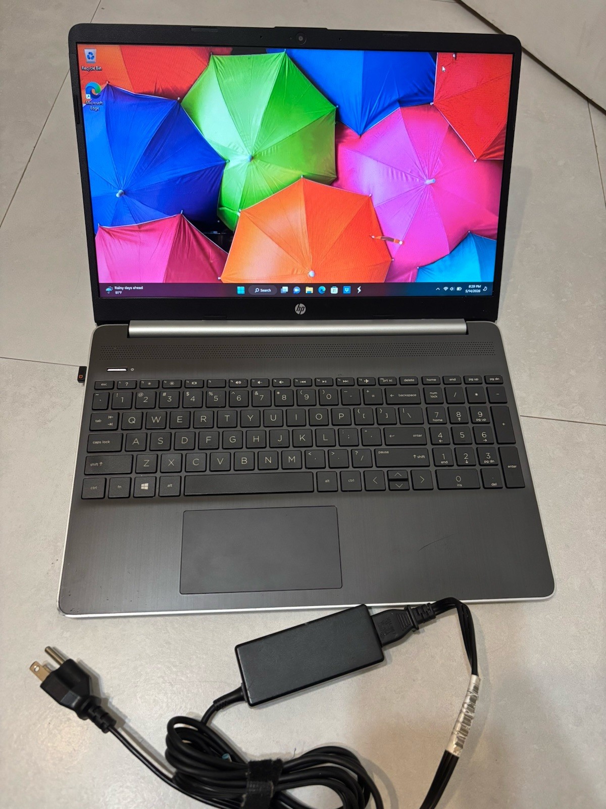 HP 15-dy1xxx Laptop i5-1035G1 16GB RAM 476GB SSD 15.6