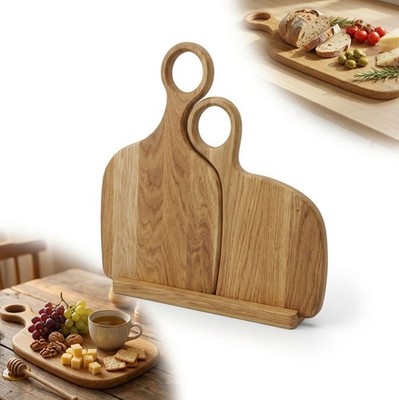 Set Eichen Holz Bretter   imprägniert mit Unterlage   Valentinstag Geschenk